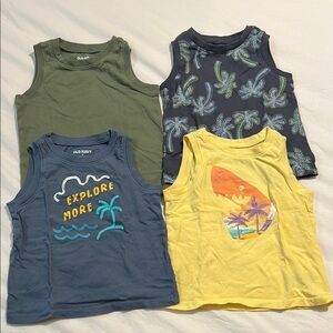 Old Navy Tank Top Set of 4, 2T